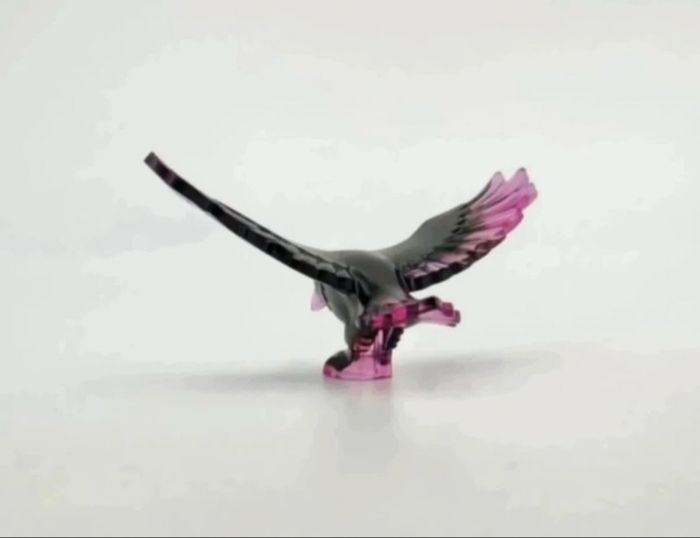 Lego Animaux Dreamzzz : Corbeau Noir et Rose Translucide aux ailes déployées - NEUF - photo numéro 6