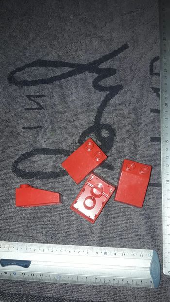 Lot pièces spéciales rouge duplo