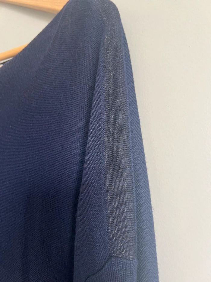 Pull bleu marine Camaieu taille L - photo numéro 4