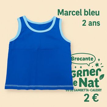 Marcel bleu taille 2 ans