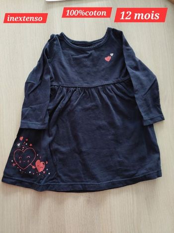 Robe mi saison fille 12mois