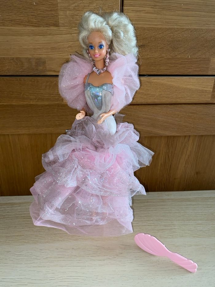 Barbie Mattel poupée diamant yeux sparkle eyes 1991 - photo numéro 4