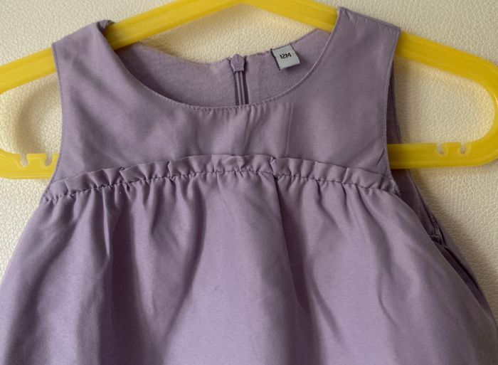 robe forme bouffante sans manche taille 12 mois - photo numéro 2