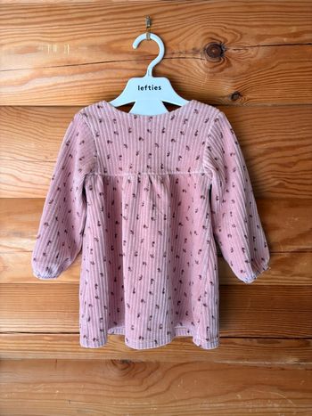 Robe velours rose pale 