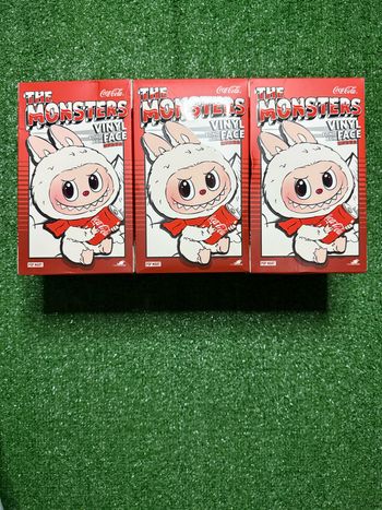 Labubu coca cola the monsters vinyl face pop mart