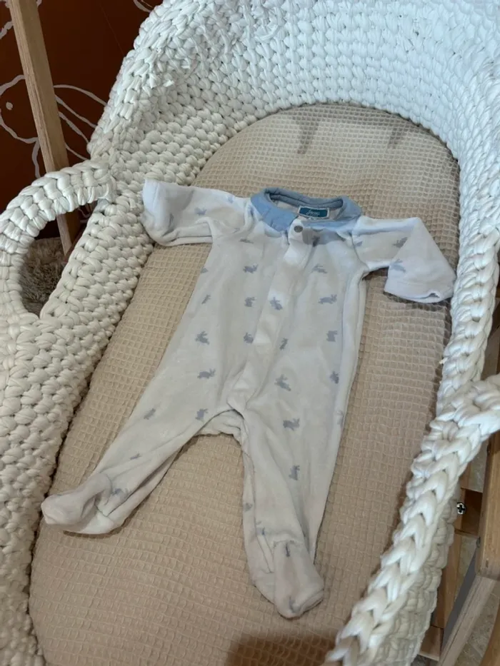 Pyjama jacadi lapin 1m - photo numéro 2