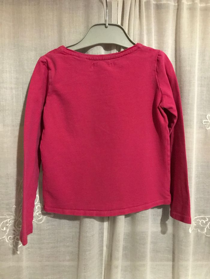 T-shirt fuschia 5 ans Okaidi - photo numéro 5