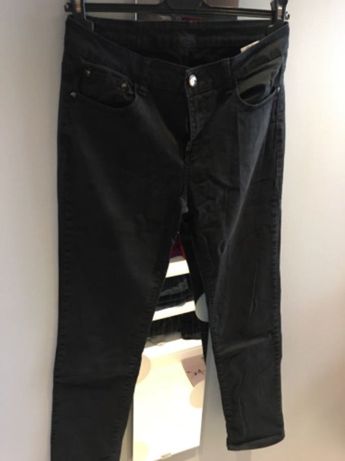 Pantalon slim DPM noir femme taille 42