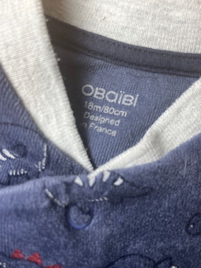 Pyjama 1 pièce Obaibi 18 mois - photo numéro 3