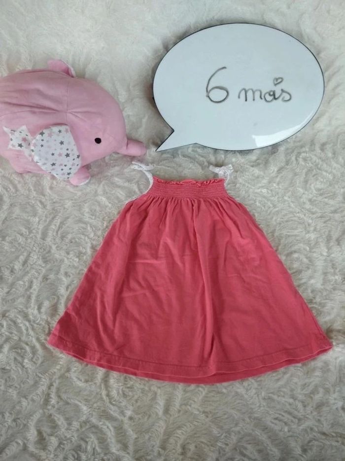 Robe été Fille 6 mois Grain de blé 100% coton