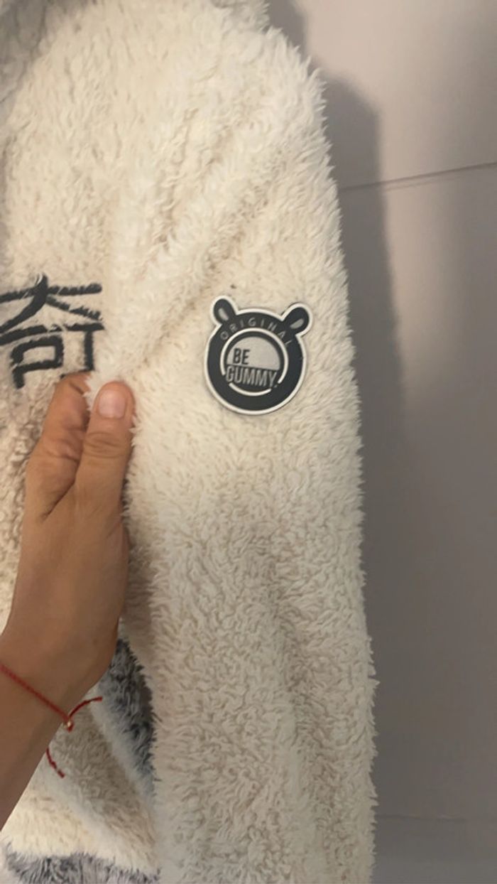 Gilet Be Gummy crème à capuche - photo numéro 5