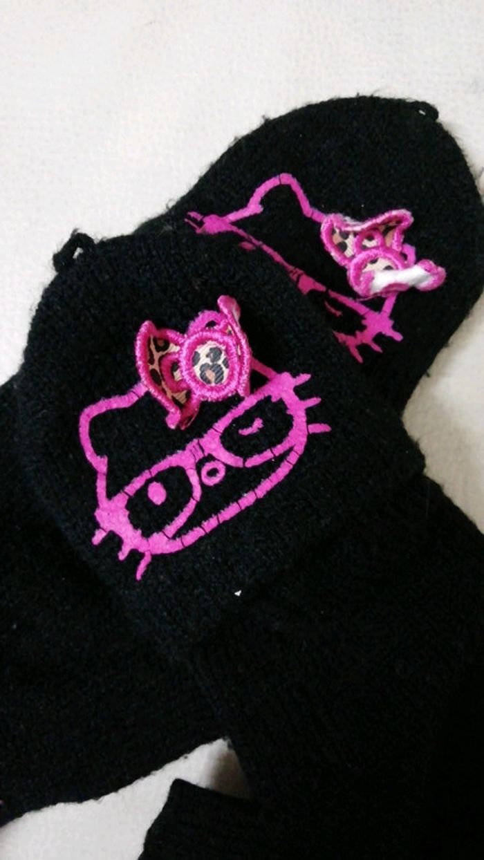 Gants moufles hello Kitty - photo numéro 2