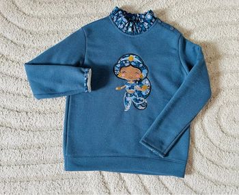 Sweat Liberty broderie Jasmine taille 6 ans neuf 