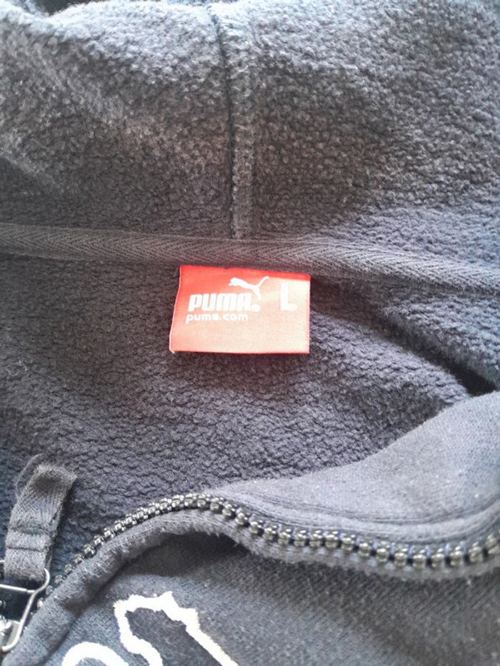 Belle veste capuche zip Puma L - photo numéro 6