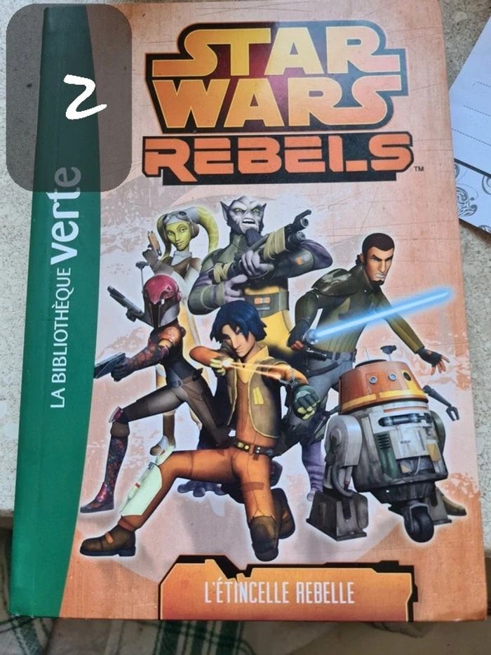 Livre star wars l'étincelle rebelle