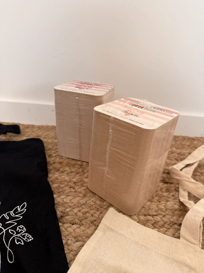 Lot de goodies castelain la cadette Bush Kasteel bière brasserie sac tote bag coton sous verre cabas - photo numéro 3