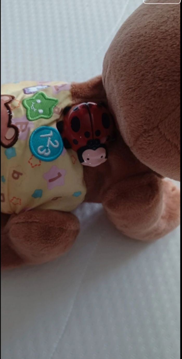 Très jolie petite peluche ours 1/2/3 suis moi - photo numéro 3