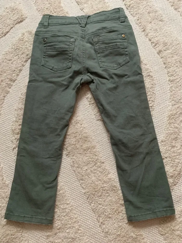 Pantalon vert kaki – Orchestra – Taille 4 ans (104 cm) - photo numéro 2