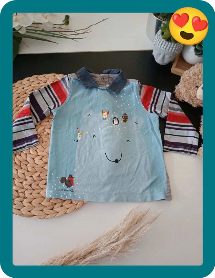 Polo Catimini Bébé garçon Taille 18 Mois🌿🦁 - photo numéro 5