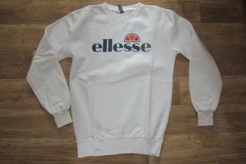 SWEAT SHIRT BLANC "ELLESSE" - TAILLE XS - n°03