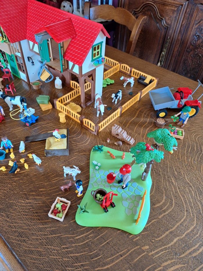 Playmobil ferme 6120 + tracteur + verger Offert - photo numéro 10