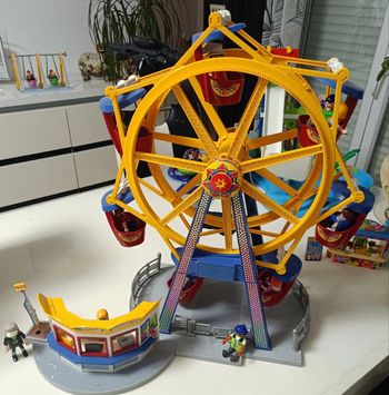 🎡 Lot Fête Foraine Playmobil – Grandes pièces + Stand – 60 € ( négociable ) 🎡