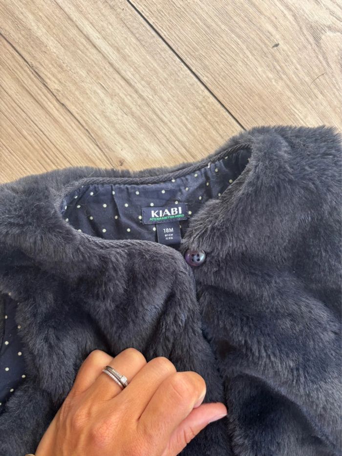 Gilet de berger noir Kiabi - photo numéro 4