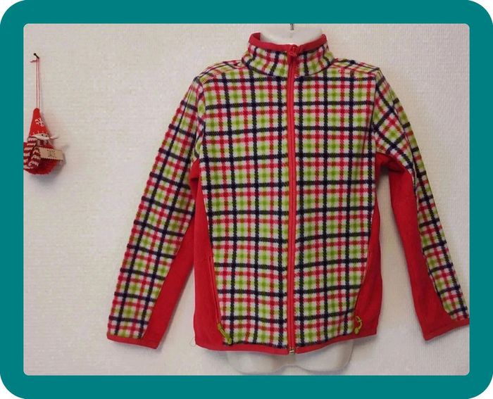 Veste polaire vichy 6 ans Quechua Decathlon fille