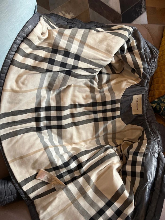 Veste matelassée à capuche amovible 14 ans - Burberry - photo numéro 6