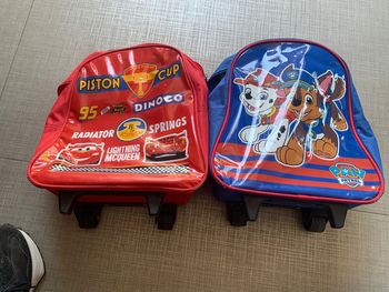 Lot de 2 sac à roulette