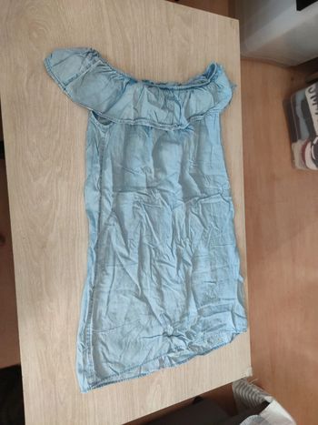 Robe jeans épaule dénudé h&m 12 ans