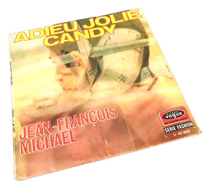 Vinyle 45 tours Jean-François Michael Adieu jolie Candy (1969) Disques Vogue V451647 - photo numéro 6