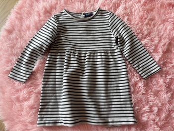 Robe rayée bébé fille