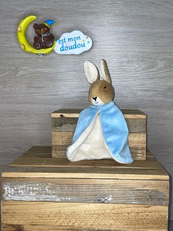 LAI08 doudou lapin 🐰 picot