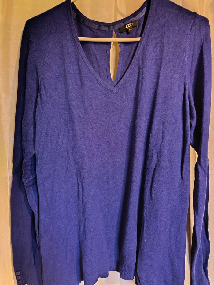 pull bleu de Nina Kalio 40 réf 102 C9