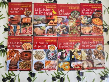 Lot de livres de cuisine 