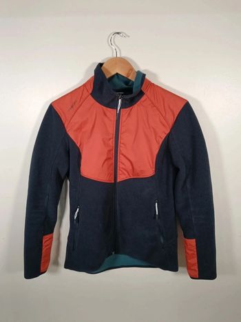 C7 veste marine/orange Tribord 16 ans