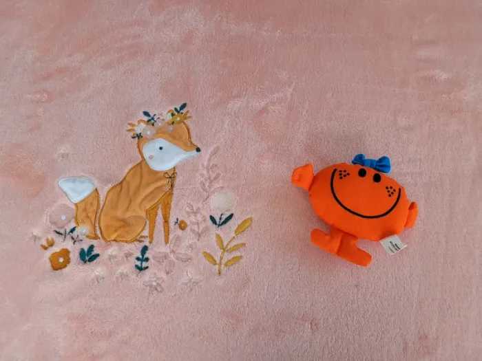 Madame boute en train