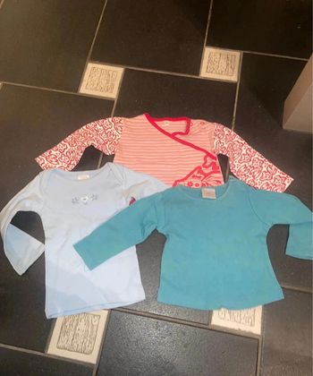 Lot de t-shirt 12 mois