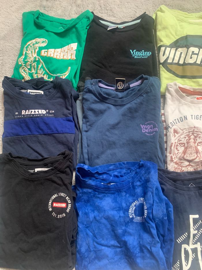 Lot de 15 t shirt manches courtes - photo numéro 2