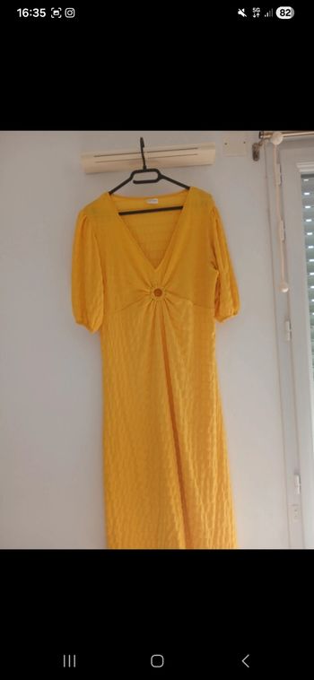 Robe longue jaune été Taille 42 44 
