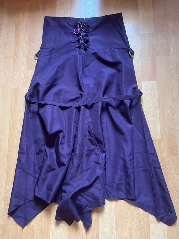 Jupe longue femme violette taille 38 - photo numéro 3