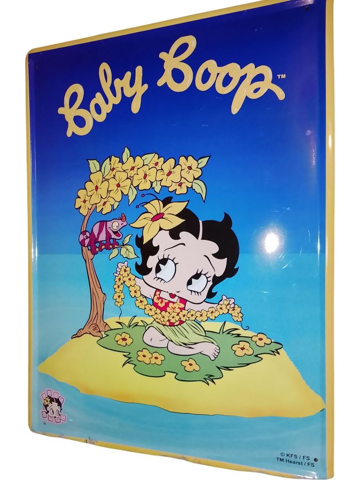 Plaque métal baby boop