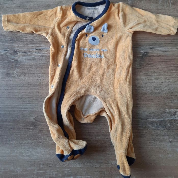 Pyjama jaune en velours Orchestra