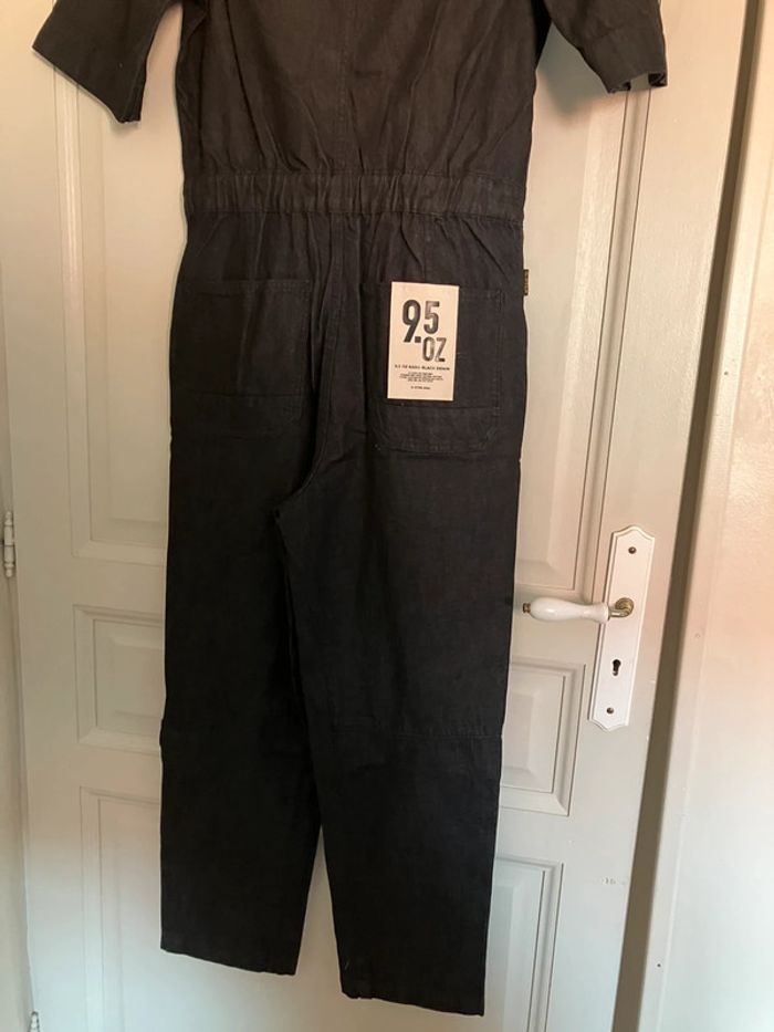 Superbe Combinaison d’été jean G star femme manche courte denim noir 36 - photo numéro 13