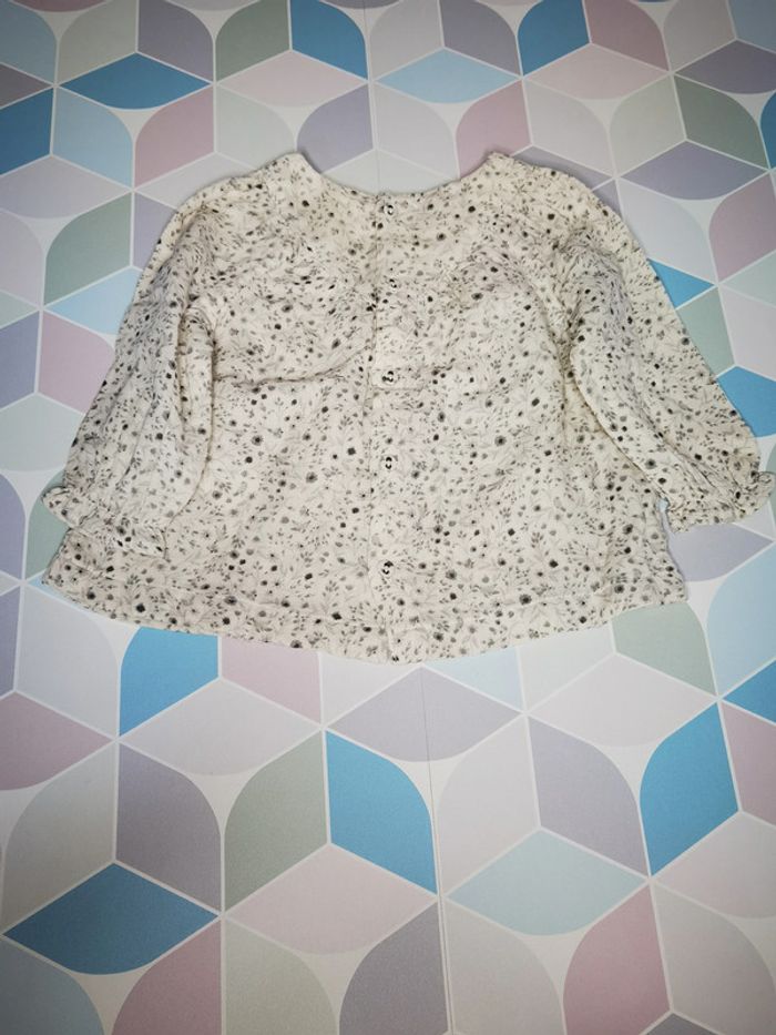 D3838 - blouse fille 9 mois - photo numéro 2