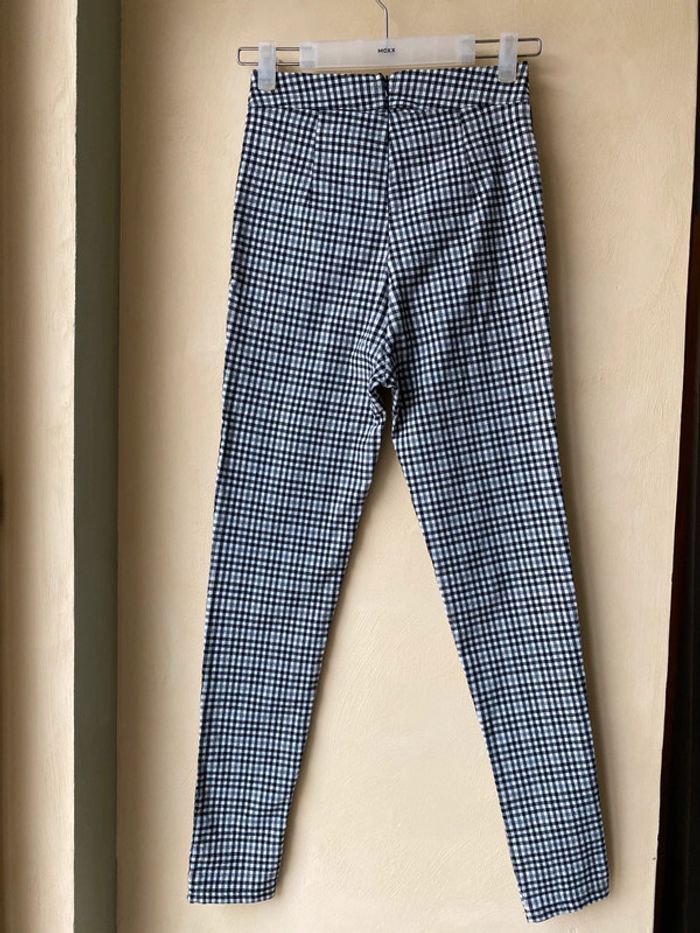Pantalon taille haute Vichy L - photo numéro 3
