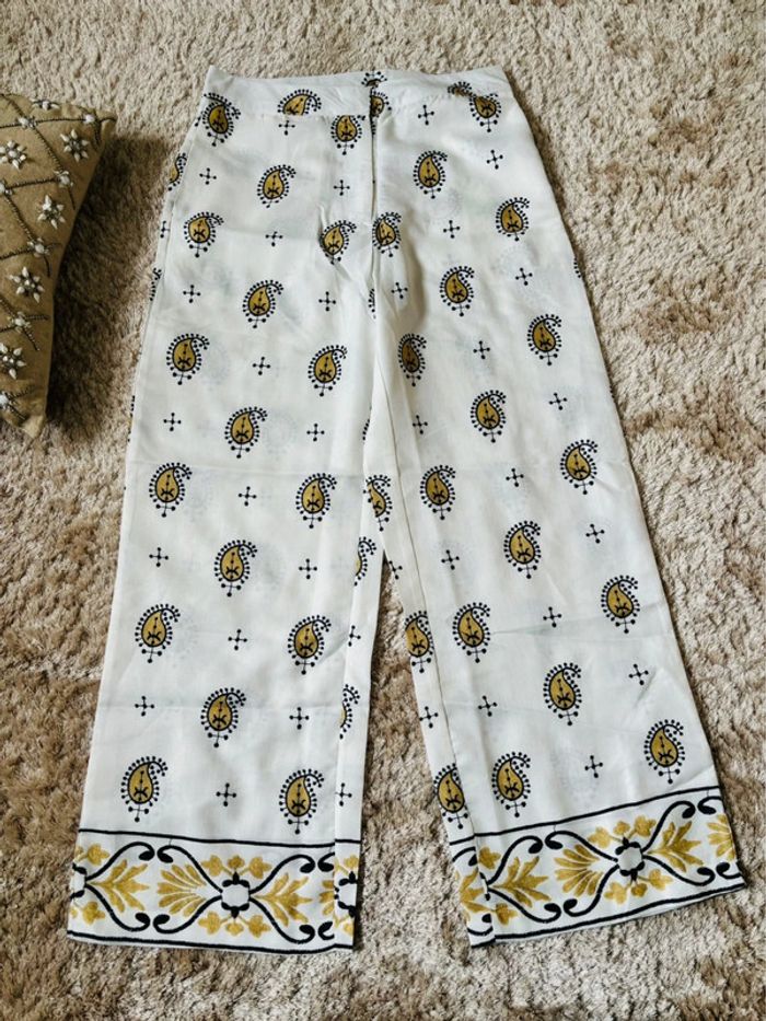 Pantalon léger tendance rétro