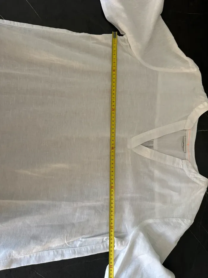 Blouse en lin blanche Street One - photo numéro 8