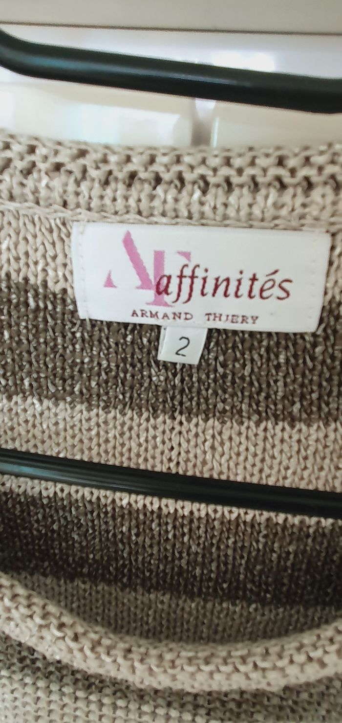 Pull gris Armand Thiery Taille 2 - photo numéro 2